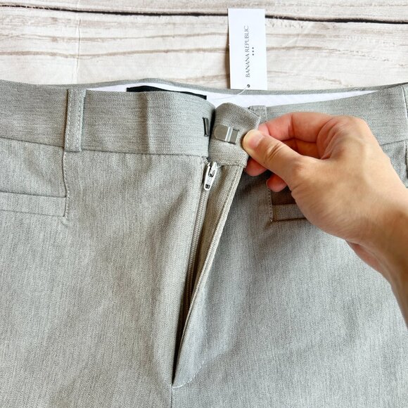 Banana Republic High Rise Dark Gray Sloan Pants Business Casual Trousers 4 NWT - Picture 11 of 11